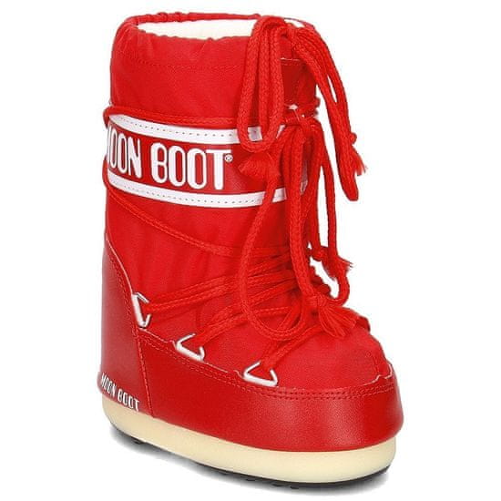 Moon Boot Snežni škornji rdeča Nylon