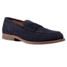 Tommy Hilfiger Čevlji elegantni čevlji mornarsko modra 40 EU Męskie Suede Loafer