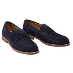 Tommy Hilfiger Čevlji elegantni čevlji mornarsko modra 40 EU Męskie Suede Loafer