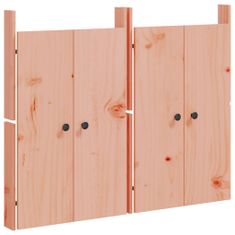 Vidaxl Zunanja kuhinjska vrata 2 kosa 50x9x82 cm trden les douglas