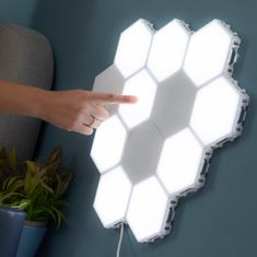 InnovaGoods Komplet modularnih magnetnih in na dotik LED plošč Tilight InnovaGoods (Paket 3 kosa)