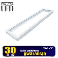 slomart LED stropna plošča 120x30 48w svetilka tanka kaseta 6000k hladno + nadometni okvir