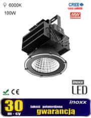 Industrijska led svetilka hladno visokem zalivu 100w 6000-6500k 9000lm