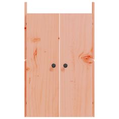 Vidaxl Zunanja kuhinjska vrata 2 kosa 50x9x82 cm trden les douglas