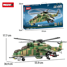 WOMA Mil MI-24 jurišni helikopter, 1006 kosov