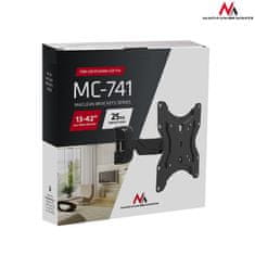 Maclean mc-741 46735 Nosilec za TV ali monitor 13-42 palcev 25 kg črn