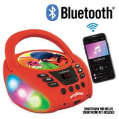 Lexibook Svetleči Bluetooth CD predvajalnik Miraculous
