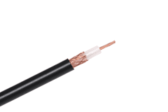 Cabletech koaksialni kabel h1000 50 ohm 100m črn