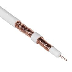 Maclean maclean koaksialni kabel, kabel za satelitsko anteno, rg6 1.02cu+4.8fpe+cu/p+32*0.12cu+6.8pvc, 50m, mctv-471