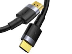 BASEUS baseus kabel 2.0 hdmi 5m cafule, 4k, 3d (cadklf-h01) črno-siv