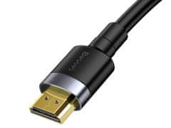 BASEUS baseus kabel 2.0 hdmi 5m cafule, 4k, 3d (cadklf-h01) črno-siv