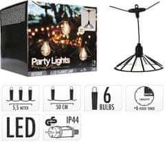 ProGarden ProGarden svetlobna veriga KO-AF5300260 LED PARTY 6 žarnic 5,5m