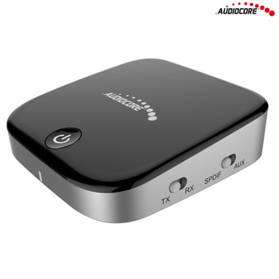 AUDIOCORE adapter bluetooth 2 w 1 oddajnik sprejemnik audiocore ac830 - apt-x spdif - chipset csr bc8670