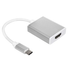 Maclean maclean adapter usb tipa C, hdmi 1080p 4k@30hz hdcp 2.2, kovinsko ohišje mctv-841