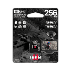 GoodRam pomnilniška kartica microsd 256 gb uhs-i u3 goodram z adapterjem