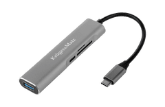 adapter (vozlišče) usb tipa c na hdmi/usb3.0/sd/microsd/c vrata