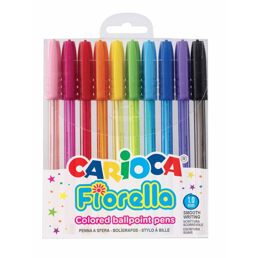 Carioca Fountain Pen FIORELLA in Assorted Colors, Set of 10