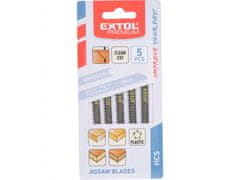 Extol Premium Rezine za sabljasto žago 5ks, 75x2,5mm, HCS