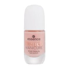 Essence French Manicure Sheer Beauty Nail Polish polprozoren lak za nohte za francosko manikiro 8 ml Odtenek 01 peach please!