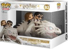 Funko POP! Harry Potter - Harry, Hermione & Ron Riding Gringotts Dragon figurica (#93)