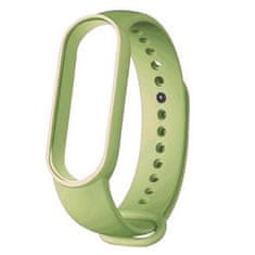 BStrap Silicone pašček za Xiaomi Mi Band 5/6/7, light green