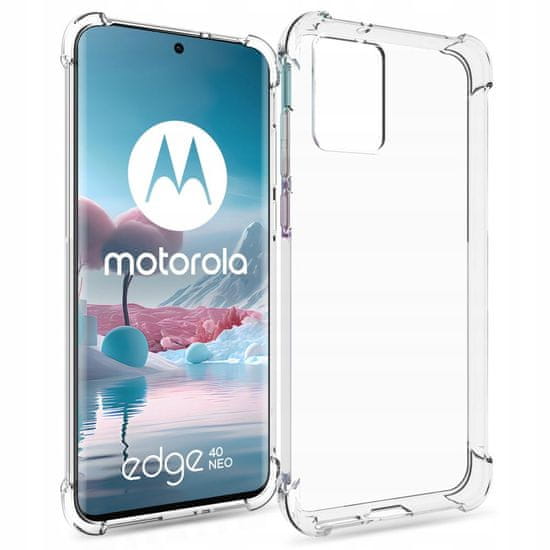 Tech-protect FlexAir ovitek za Motorola Edge 40 Neo, prozoren