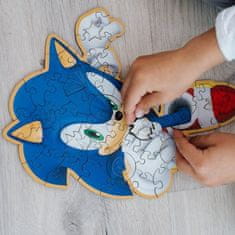 Trefl Wood Craft Junior puzzle Smart Sonic the Hedgehog 50 kosov