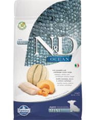 Farmina N&D dog OCEAN PUMPKIN (GF) puppy mini, cod & cantaloupe melon 0,8 kg granule za pse