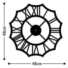 Wallity Dekorativna kovinska stenska ura