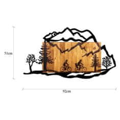 Wallity Dekorativni leseni stenski pripomoček