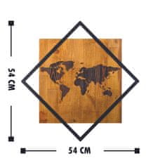 Wallity Dekorativni leseni stenski pripomoček