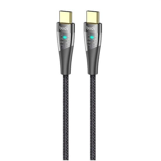 Budi Kabel USB-C na USB-C 217TT, 65 W, 1,5 m (črn)
