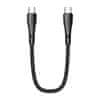 Kabel USB-C na USB-C CA-7640, PD 60W, 0,2 m (črn)