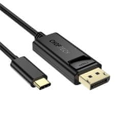 Choetech XCP-1801BK Kabel USB-C s priključkom Display Port, 1,8 m (črn)
