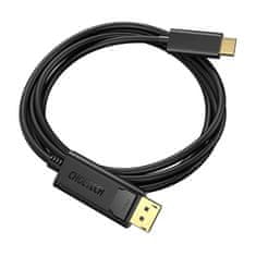 Choetech XCP-1801BK Kabel USB-C s priključkom Display Port, 1,8 m (črn)
