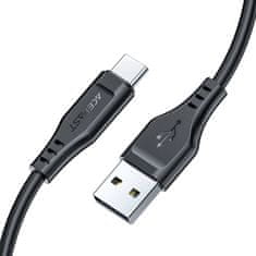 AceFast Kabel USB na USB-C C3-04 1,2 m, 60 W (črn)