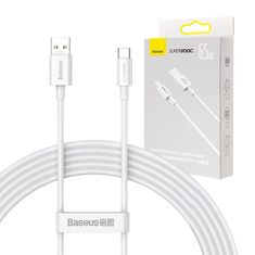 BASEUS Baseus Superior Series kabel USB na USB-C, 65W, PD, 2 m (bela)