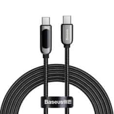 BASEUS Kabel USB-C do USB-C Baseus Display, 100 W, 2 m (črn)