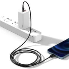 BASEUS Kabel USB-C na Lightning Superior Series, 20W, PD, 2m (črn)