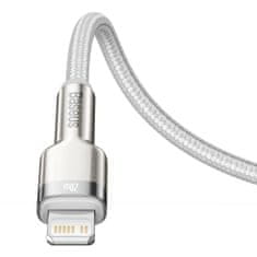 BASEUS Kabel USB-C za Lightning Baseus Cafule, PD, 20W, 1m (bela)