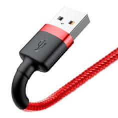 BASEUS Baseus Cafule USB Lightning kabel 2,4A 0,5 m (rdeč)
