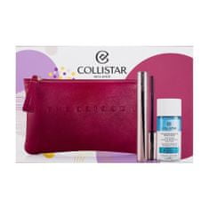 Collistar Infinito Odtenek extra black Set maskara Infinito Mascara 11 ml + dvofazni odstranjevalec ličil Two Phase Make-up Removing Solution 35 ml + kozmetična torbica The Bridge