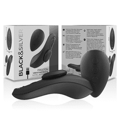 BLACK&SILVER VIBRATOR ZA HLAČKE Black & Silver Preston Black