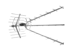 LP usmerjena antena za sprejem digitalne prizemne televizije dvb-t/dvb-t2