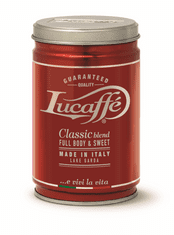 Lucaffé Mleta kava, Paket za degustacijo: Blucaffé, Mr. Exclusive, Decaffeinato Specialty, Classic, 4x 250 g, v pločevinki