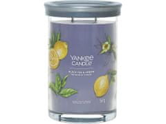 Yankee Candle Dišeča sveča Signature Tumbler in glass large Black Tea &amp