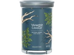 Yankee Candle Dišeča sveča Signature Tumbler in glass large Bayside Cedar 567g