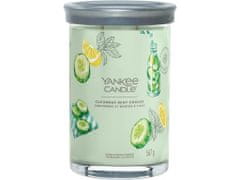 Yankee Candle Dišeča sveča Signature Tumbler v steklu velik Cucumber Mint Cooler 567g