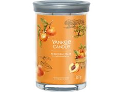 Yankee Candle Dišeča sveča Signature Tumbler in glass large Farm Fresh Peach 567g