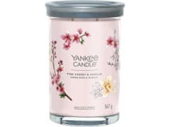 Yankee Candle Dišeča sveča Signature Tumbler v velikem steklu Pink Cherry &amp